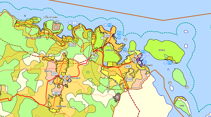 GIS – Geografski informacijski sustav Grada Korčule